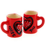 Heart Shaped Pair Mugs 2