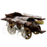 Cart with Wine and Glasses 3