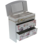 Wooden Jewelry Box with Drawers Bike 2
