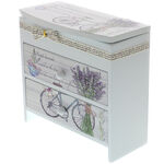 Lavender Jewelry Box with 2 Drawers 3