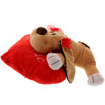 Big puppy on Heart Pillow 3