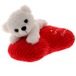 Puppy on heart pillow love you Forever 2