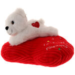 Puppy on heart pillow love you Forever 3