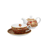 Teapot with porcelain cup William Morris Red Strawberry Thief 350 ml 3