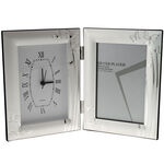 Silver Clock with Fluturasi Photo Frame 2