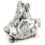 Office clock Highclass noble horses