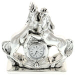 Office clock Highclass noble horses 2