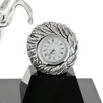 Highclass Silver Horse desk clock 7