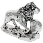 Highclass Silver Lion desk clock 3