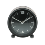 Ceas cu alarma Moray Retro metalic negru 10cm