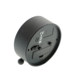 Ceas cu alarma Moray Retro metalic negru 10cm 5