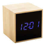 Customizable Bamboo Alarm Clock