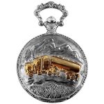 Pocket watch with truck