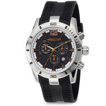 Wrist watch chronos orange 2