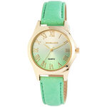 Pastel green women's wristwatch