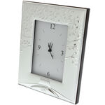 Silver table clock wedding tree of life 3