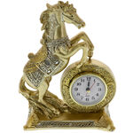 Table clock with horse
