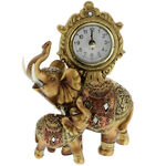 Elephant table clock