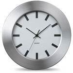 Wall clock with white dial