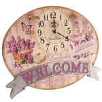 Wall Clock with Lavender 1