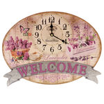 Wall Clock with Lavender 2