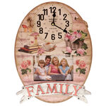 Wall clock with photo frame 2