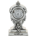 Angel wings decorative clock 12cm 2