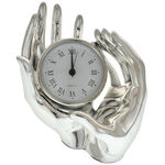 Luxury decorative watch silver hands 15cm 1