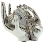 Luxury decorative watch silver hands 15cm 5