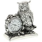 Highclass decorative owl clock 9cm