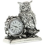 Highclass decorative owl clock 9cm 3