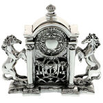 Highclass clock 2 horses with fireplace 5