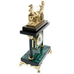 Marble pattern clock with Roman chariot Highclass 42cm 5