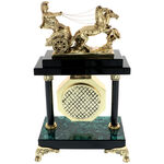 Marble pattern clock with Roman chariot Highclass 42cm 7