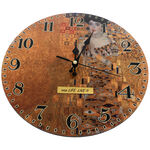 Klimt wall clock: Adele 3