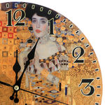 Klimt wall clock: Adele 4