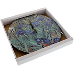 Van Gogh wall clock: Irises 3