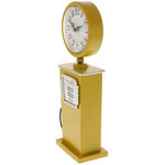 Yellow retro gas station clock 3