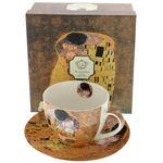 Gustav Klimt Kiss porcelain cup and saucer 280ml 5