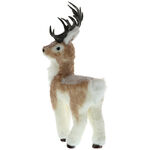 Deer with fluffy fur 42cm 4