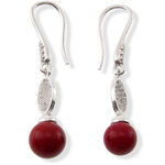 Hot Pearl Silver Earrings 1