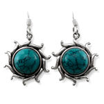 Silver Earrings with Turquoise 1