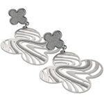 Silver Earrings Rare Flower 1