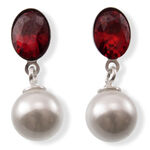 Pearl Silver Earrings 1