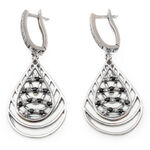 Queen Style Silver Earrings 1