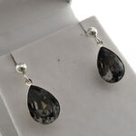 Black Crystal Earrings 2