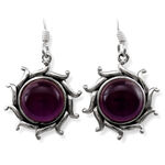 Amethyst Silver Earrings 1