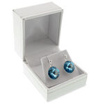 Azure Swarovski Earrings 2