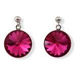 Pink Swarovski Earrings 1