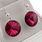 Pink Swarovski Earrings 3